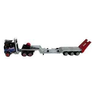 Vintage Majorette Super Mover HO 1/87 Diecast Black Ford CLT 9000 Semi Truck